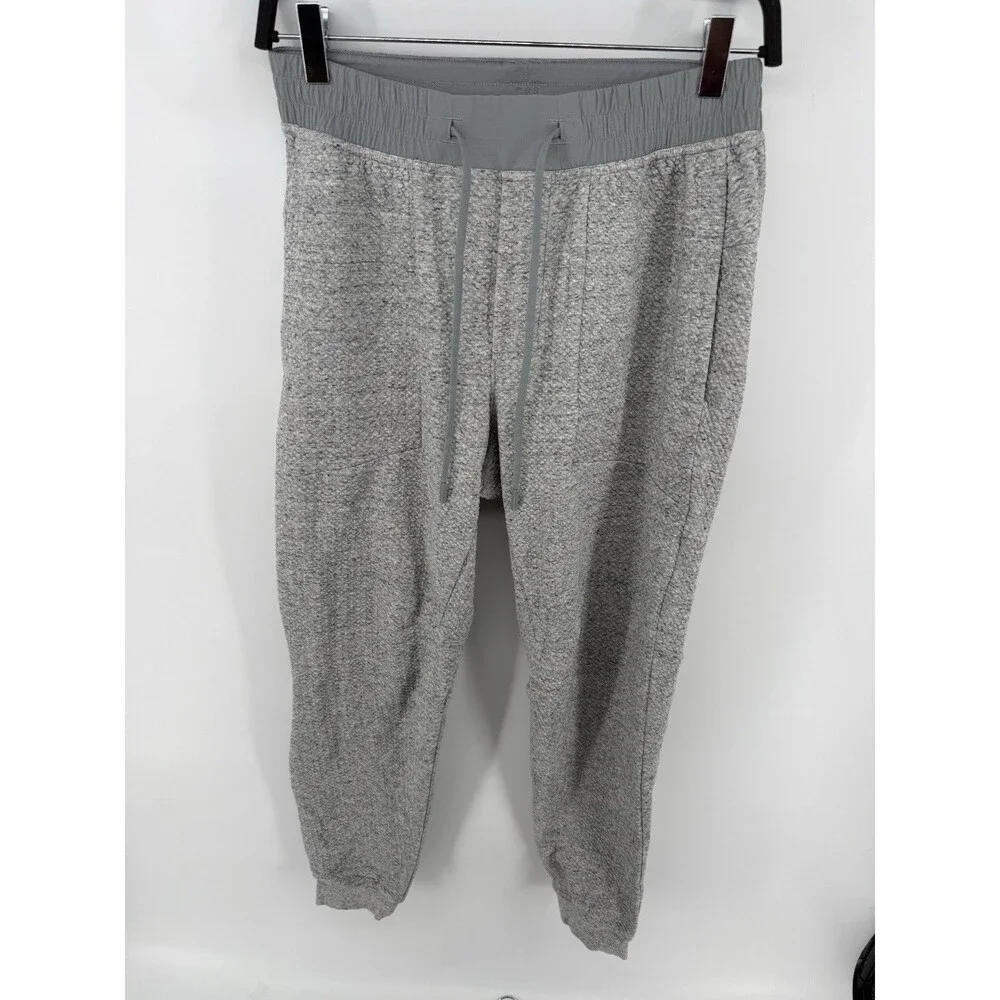 Lululemon At Ease Joggers, Gray, Size M